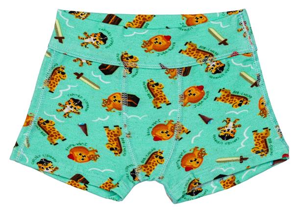 CUECA BOXER INFANTIL C/ CÓS COTTON ESTAMPADO (367C5) 