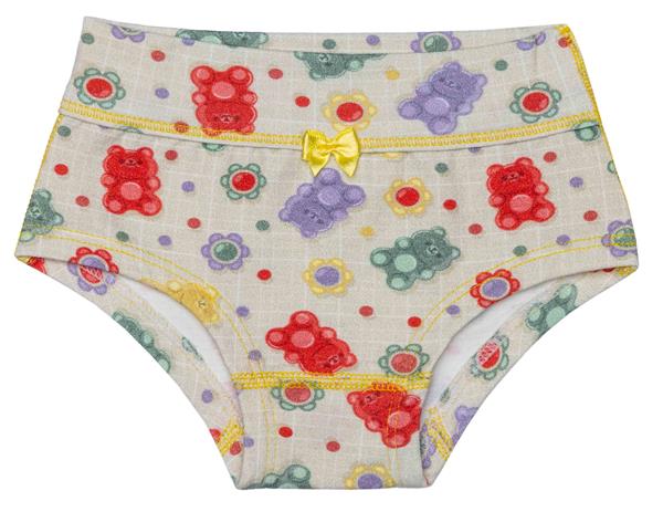 CALCINHA INFANTIL COTTON ESTAMPADO (464C5) 