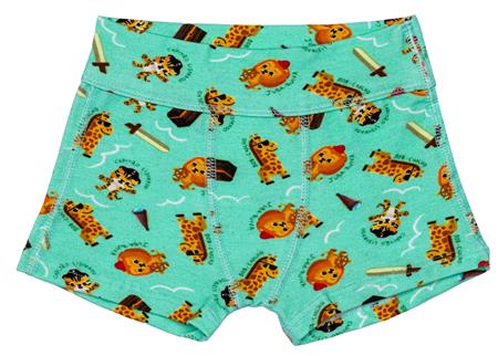 KIT C/ 6 CUECAS BOXER ESTAMPADAS INFANTIL COTTON (3P6C5) 