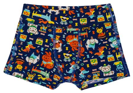 KIT C/ 6 CUECAS BOXER ESTAMPADAS INFANTIL COTTON (3P6C5) 